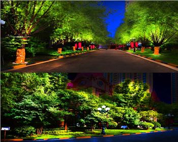 甘肅小區(qū)廣場(chǎng)節(jié)日亮化